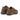Baskets Ash Addict bis couleur mink en daim stone wash avec semelle plateforme en gomme, disponibles chez moodeshop