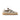 Baskets moodeshop Court 2.0 en daim beige et cuir façon vache avec semelle en caoutchouc naturel