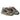 Baskets Crime moodeshop en nylon ripstop et daim couleur army taupe avec semelle en gomme vulcanisée vintage