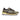 Baskets Crime moodeshop en nylon ripstop et daim gris et kaki avec semelle en gomme vulcanisée effet vintage