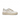 Baskets moodeshop 4b12 Hyper blanches en cuir avec détails platine et semelle gomme effet vintage