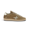 Baskets Ama brand Sun 4790 en daim cognac avec semelle en caoutchouc naturel, disponibles chez moodeshop.