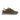 Baskets Giorgio 1958 moodeshop en daim marron Earth avec semelle en gomme et détails en cuir blanc