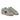 Baskets artisanales ama brand Sun homme en cuir et nylon mesh taupe et logo cuir noir avec semelle gomme vintage