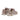 Baskets Ash moodeshop Kasar en daim rose stone washed avec semelle en caoutchouc naturel et détails artisanaux