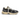 Baskets Crime Running Fugitive noires en cuir et nylon avec semelle en gomme artisanale chez moodeshop