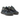 Baskets Satorisan Jacube bleu foncé en cuir et coton délavé avec semelle running en gomme, vendues par moodeshop