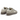 Baskets Ama brand Slam 4740 taupe en daim velours avec semelle en gomme cousue et détails en cuir