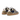 Baskets artisanales moodeshop Utah en cuir velours taupe et bleu avec semelle en gomme et lacets bicolores