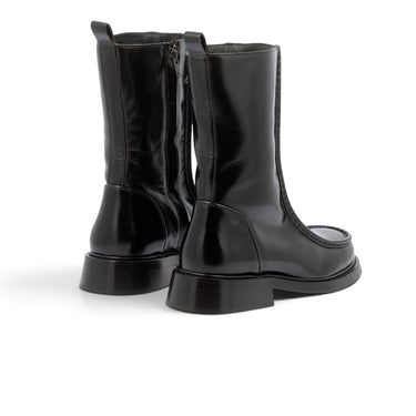 Bottes artisanales Billi bi moodeshop en cuir marte couleur espresso avec fermeture éclair et talon de 2,5 cm