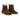 Boots artisanales Billi bi moodeshop en croûte de cuir velours marron avec doublure en laine et semelle en crêpe