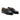 Moodeshop black smooth calfskin leather loafers with a classic penny loafer strap detail. Artisanal craftsmanship from Portugal.