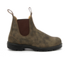 Chelsea boots Blundstone 585 pour homme en cuir vieilli marron rustique avec semelle en gomme chez moodeshop