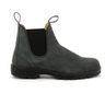 Chelsea boots Blundstone 587 pour homme en cuir vieilli noir rustique avec semelle en gomme chez moodeshop