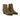 Boots Ash Flare de moodeshop en daim couleur chestnut avec talon de 5 cm et finitions artisanales
