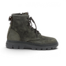 Boots Satorisan Unalome pour homme en daim gris Beluga avec semelle en caoutchouc antidérapante chez moodeshop