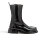 Bottes artisanales moodeshop en cuir marte couleur espresso avec semelle cousue et talon de 2,5 cm