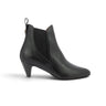 Bottines chelsea Anonymous Rikley en cuir de veau noir avec talon recouvert de 5 cm, vendues par moodeshop