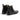 Bottines Chelsea Giorgio 1958 en cuir noir artisanal chez moodeshop, vue arrière avec semelle en cuir et gomme