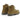 Bottines Cime Boe Tucson en cuir velours tabac avec semelle Vibram, vue arrière, disponibles chez moodeshop