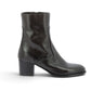 Bottines artisanales Pantanetti pour moodeshop en cuir moka avec talon de 5 cm et semelle cousue