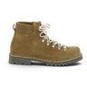 Bottines de randonnée artisanales moodeshop Boe Tucson en croûte de cuir velours tabac avec semelle Vibram