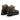Bottines Cime Fimon mid T160 Musk en croûte de cuir velours vert et noir avec semelle Vibram chez moodeshop