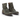 Bottines artisanales Fiorentini + baker en daim kaki green avec fermeture éclair latérale, vendues par moodeshop