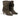 Bottines artisanales moodeshop Vully 50 en daim marron café avec talon recouvert de 5 cm et doublure en cuir