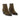Bottines Ash Fame en daim couleur vison avec talon de 5 cm et fermeture éclair latérale, style artisanal