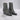 Bottines Pantanetti en cuir gris effet écailles avec talon de 5 cm, disponibles chez moodeshop.
