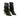 Bottines artisanales The seller pour moodeshop en veau velours vert selvatico avec talon recouvert de 6 cm