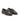 Mocassins artisanaux moodeshop Bronx en cuir marron foncé effet serpent avec talon plat de 1 cm