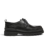 Chaussures homme Kleman Major en cuir noir avec semelle crantée, fabriquées artisanalement en France