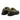 Chaussures artisanales moodeshop Fimon en daim vert et noir avec semelle Vibram légère