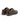Chaussures Frodan a marron en cuir artisanal par moodeshop avec semelle en gomme antidérapante vue arrière