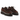 Chaussures de randonnée Kjore project Merano en daim brique avec semelle crantée commando vendues par moodeshop
