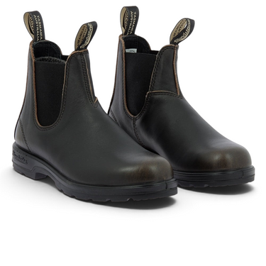 Chelsea boots Blundstone 2440 pour homme en cuir vintage marron avec semelle en gomme chez moodeshop