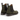 Chelsea boots Elia maurizi en daim vert olive avec semelle en gomme, vue arrière, disponibles chez moodeshop