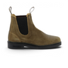 Chelsea boots Blundstone 2581 en daim ciré couleur tabac avec semelle en gomme antidérapante chez moodeshop