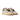 Baskets moodeshop Date Court 2.0 en daim beige et cuir façon poil de vache tacheté avec semelle en caoutchouc naturel