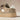 Baskets moodeshop Court 2.0 en cuir velours camel avec détails blancs et semelle en caoutchouc naturel