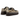 Derbies hiker Kjore project Merano en cuir et pony motif long horn avec semelle crantée chez moodeshop
