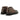Desert boot Giorgio 1958 en cuir grainé marron castagno avec semelle commando épaisse chez moodeshop