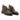 Desert boots Giorgio 1958 en cuir marron artisanales avec semelle cousue, disponibles chez moodeshop