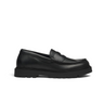 Mocassins femme Birkenstock Highwood en cuir noir avec semelle crantée légère, style artisanal moodeshop