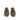 Mocassins artisanaux moodeshop en cuir vieilli marron avec lacets et semelle en caoutchouc naturel