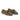 Mocassins artisanaux moodeshop en cuir vieilli marron avec lacets et semelle en caoutchouc naturel