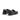 Mocassins artisanaux Billi bi pour moodeshop en cuir noir avec semelle cousue et talon bas de 1,5 cm, vue arrière