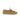 Mocassins artisanaux Magda de moodeshop en cuir velours tan avec lacets et détails cousus main